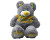 М'яка іграшка Ведмідь Барні 75 см 0295_Gray