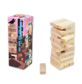 Настольная игра Strateg Jenga Tale 48 брусков укр.