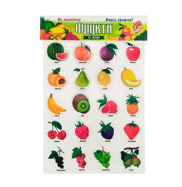 Ігри на магнітах "Фрукти та ягоди" Ост.1250