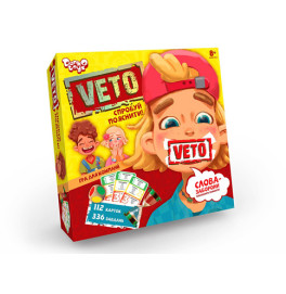 Настольная развлекательная игра "VETO" на рус.