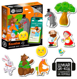 Магнитный театр Vladi Toys Сказочные голоса "Колобок" с аудиосказкой