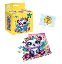 Пазлы Vladi Toys "Панда-единорожка" со сквиш-сюрпризом.