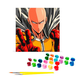 Картина по номерам "One-Punch Man" 40*40 см