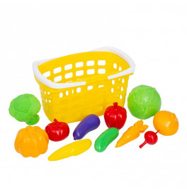 Игровой набор Бамсик Корзина с ручкой и овощами 010/7_Yellow