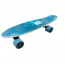 Лонгборд 22" MIX 2 цвета, колеса PU LB21002_Blue