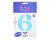Фольгована кулька-цифра Balun "6" sugar blue 30" 76 см 02426