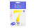 Фольгована кулька-цифра Balun "7" золота 30" 76 см 02392