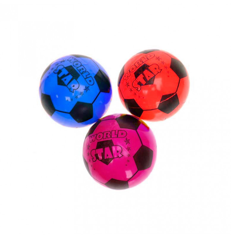 Мяч детский "Футбол" "6 PB6-3_Red-Blue-Pink