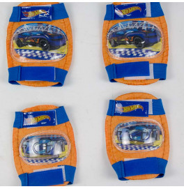 Коплект спортивной защиты Hot Wheels для детей наколенники и налокотники HL0112
