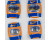 Коплект спортивного захисту Hot Wheels для дітей наколінники і налокітники HL0112