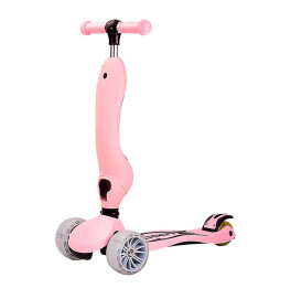 Самокат детский 3 колеса PU со светом CY20803_Pink