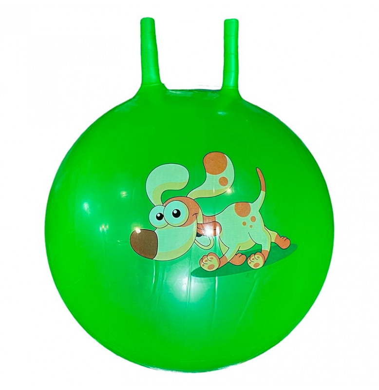 Мяч для фитнеса рожки 55 см 450 грамм RB26508_Green