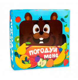 Настольная игра Покорми меня - бобер развивающий украинский язык Strateg 30378