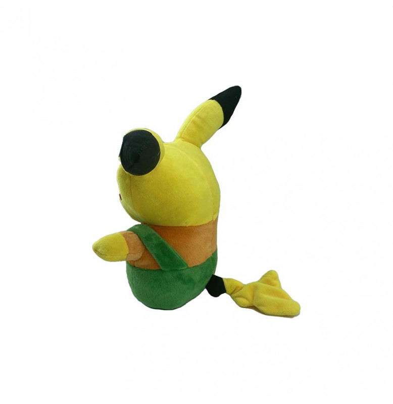 Мягкая игрушка Пикача 25 см 0280_Green-Orange