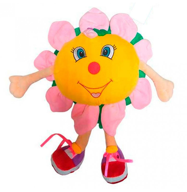 Мягкая игрушка Подсолнечник 40 см 0109_Pink-Green