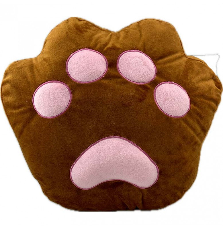 Мягкая игрушка Подушка Тапа-лапка 35 см 0368_Brown