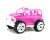Машинка Бамсик Позашляховик пластиковий рожевий 330_Pink