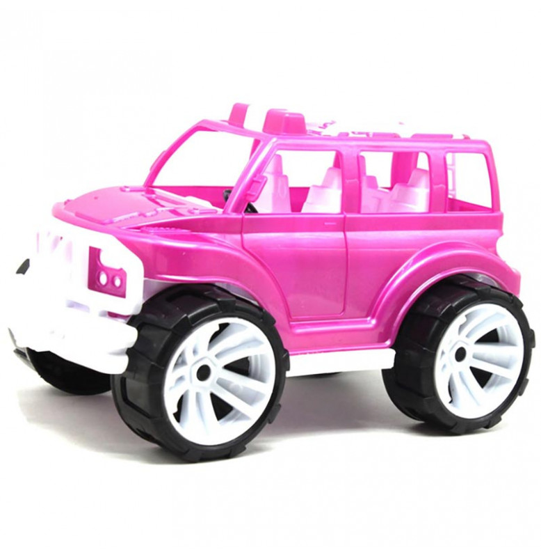 Машинка Бамсик Внедорожник пластиковый розовый 330_Pink