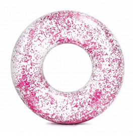 Круг надувной INTEX Прозрачный блеск 56274_Pink