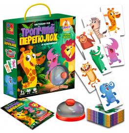 Игра настольная Vladi Toys Тропический переполох со звонком VT8010-13