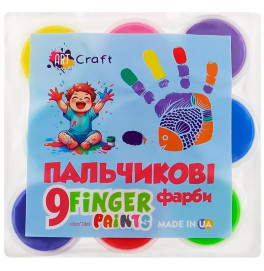 Набор пальчиковых красок ArtCraft 9 цветов по 10 мл. 17049-AV