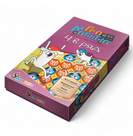 Настольная игра Умняшка "4 в ряд" на магнитах 1456
