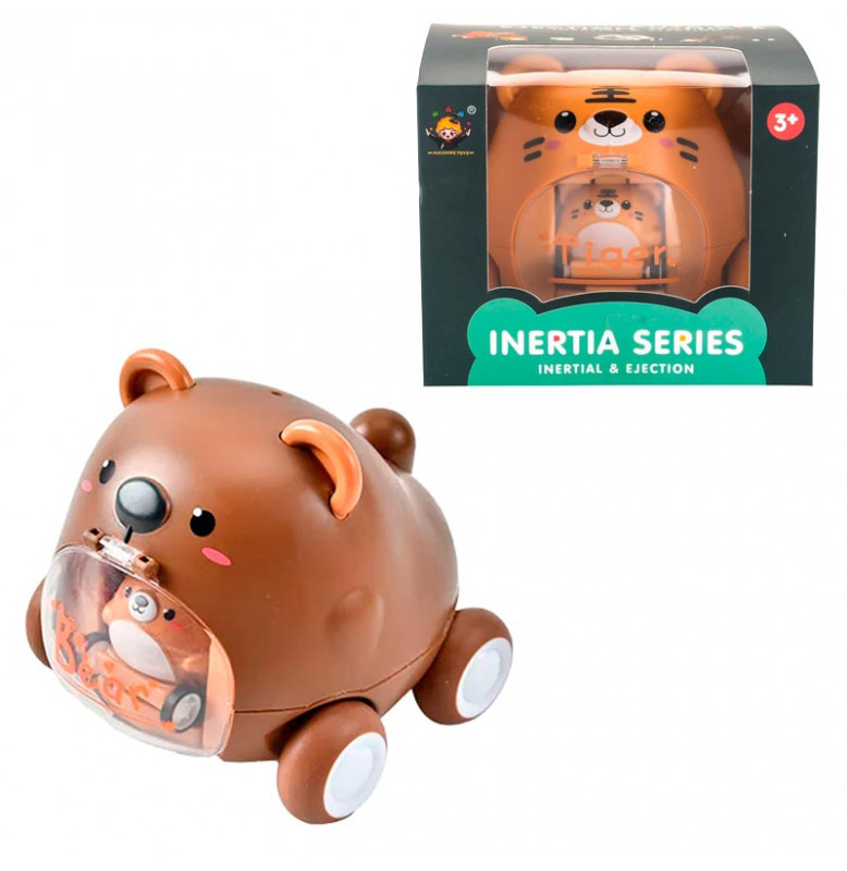Инерционная машинка «Тигрёнок» с запуском HC-311_Brown