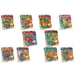 Набор для творчества Danko Toys Блестящая мозаика БМ-02-01,02,03,04,05...10