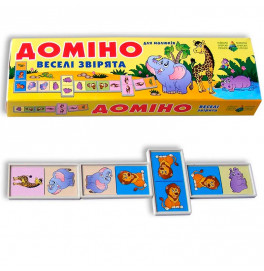 Домино "Веселые зверьки" для детей 87017
