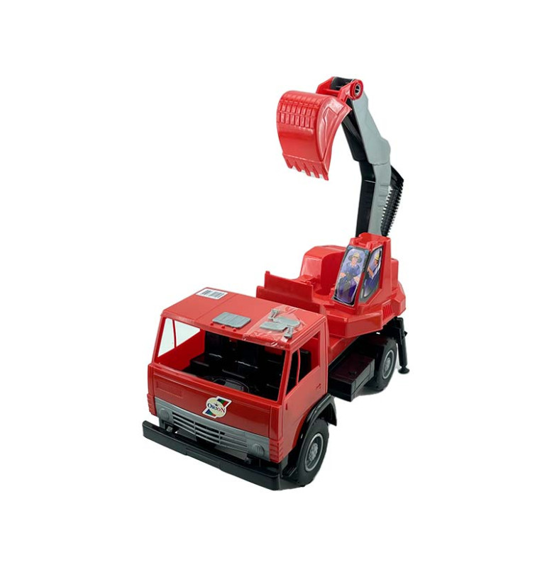 Машинка Оріон Камаз-екскаватор Х2 40 см 495_Red-Red