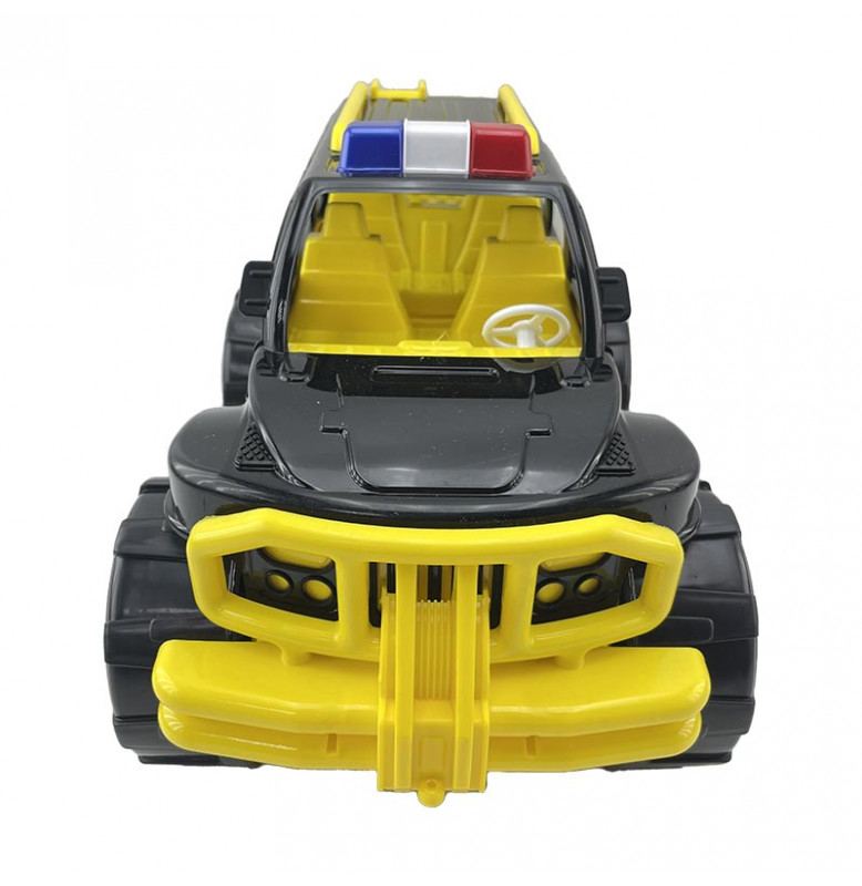 Машинка Бамсик Позашляховик чорний 329-1_Black-Yellow