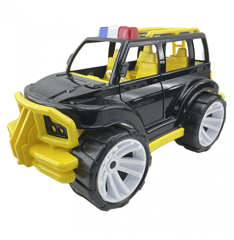 Машинка Бамсик Позашляховик чорний 329-1_Black-Yellow