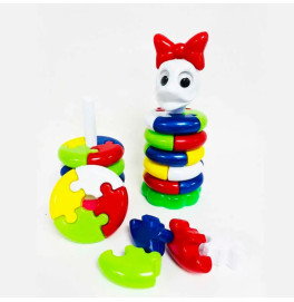 Пирамида Пазл (уточка девочка), арт. 1801 Бамсик 1815