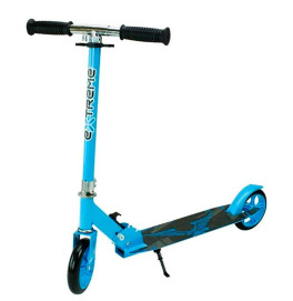 Самокат городской 2 колеса сталь PU 145 мм SC2426_Blue