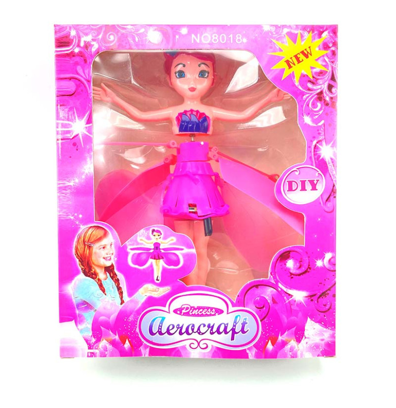 Інтерактивна лялька літаюча Фея USB 8018_Pink