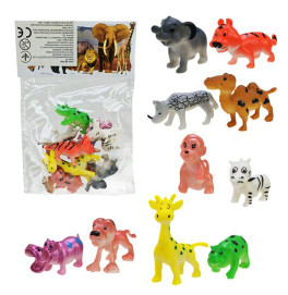 Фигурки мультяшных диких животных 10 шт 823