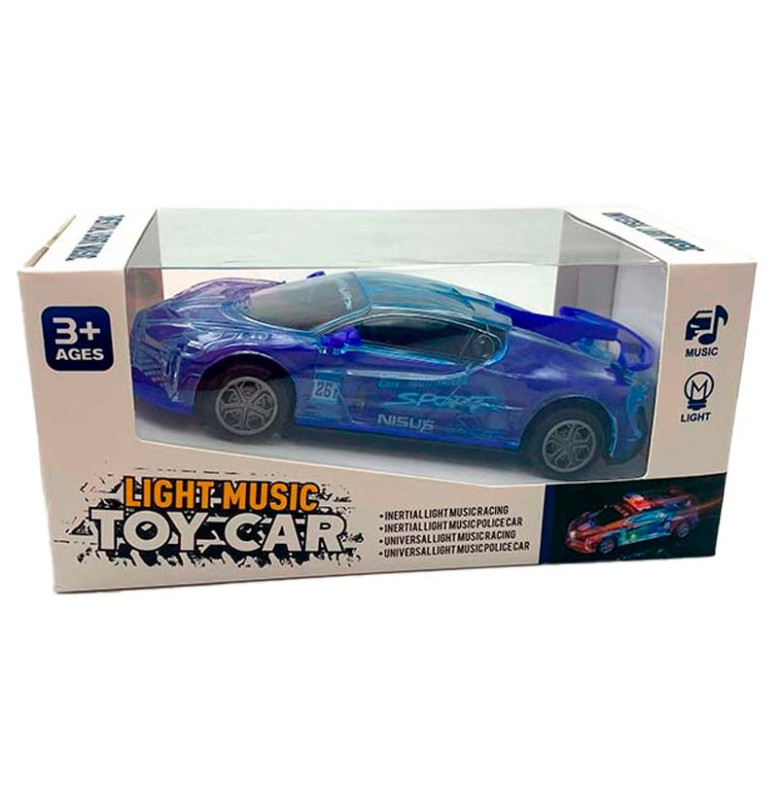 Машинка Легкова інерційна зі світлом 866-13/866-12_Blue