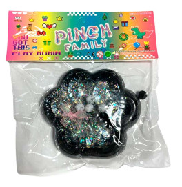 Лапка антистрес чорно-срібна stb-12 Лапка антистрес чорно-срібна stb-12