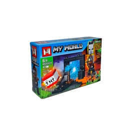 Конструктор My World незер блочный пластиковый