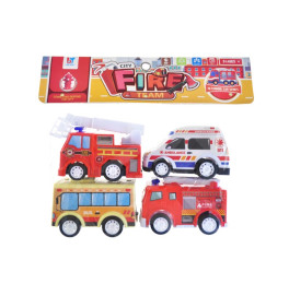 Набор служебных инерционных машинок. 3-38