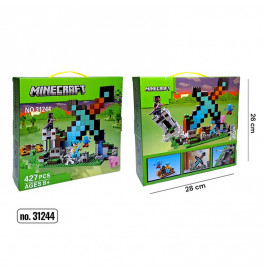 Конструктор блочный Minecraft пластиковый 31244