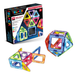 Конструктор магнитный PLAY SMART "Цветные магниты" 14 дет.кор. 22*21*5 PL-923-525