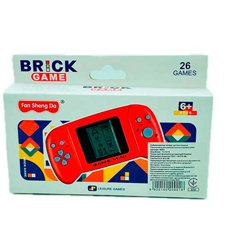 Тетріс Brick Game 26 в 1 8984_Red