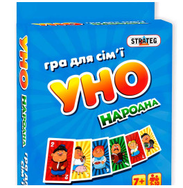 Карткова настільна гра"Уно народна" на укр.мові 7014 Карткова настільна гра"Уно народна" на укр.мові 7014