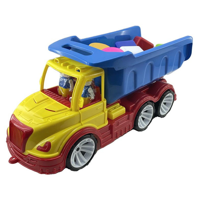 "Самоскид Mati" будівельник Набір дитячий, Бамсик 009/15_Yellow-Blue