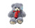 М'яка іграшка Ведмідь Боник 35 см 0217_Gray