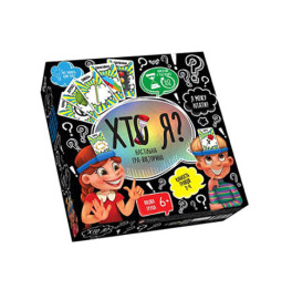 Гра настільна Danko Toys "ХТО Я?" дитяча HIM-02-02