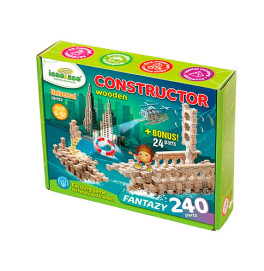 Конструктор Игротеко Фантазия деревянный 240 деталей