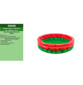 Детский надувной бассейн Арбуз 168x38см 58448 Детский надувной бассейн Арбуз 168x38см 58448