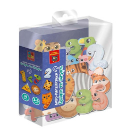 Магнитная игра Vladi Toys Академия развития Чудо-математика Цифры и фигуры обучающая